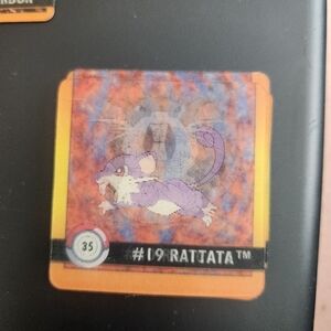 Rattata & Raticate Pokemon Artbox Action Flipz Premier Edition Card